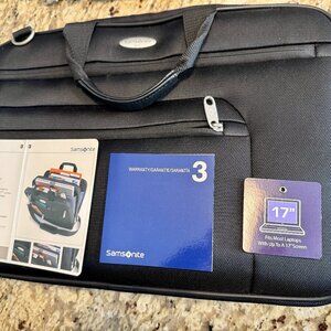 Samsonite 17" Laptop Case – Protective Computer Briefcase – Business Travel Bag
